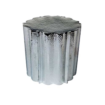 Tree Trunk Aluminum Side Table