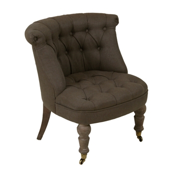 Louis Mocha Arm Chair