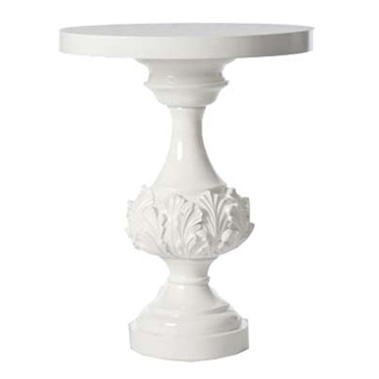 X-Jacqui White Side Table