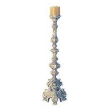 Cathedral Antique White Candleholder (28in)