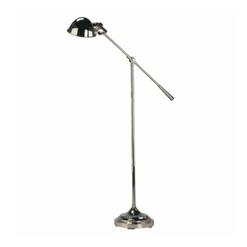 Alvin Polished Nickel Pharmacy Floor Lamp