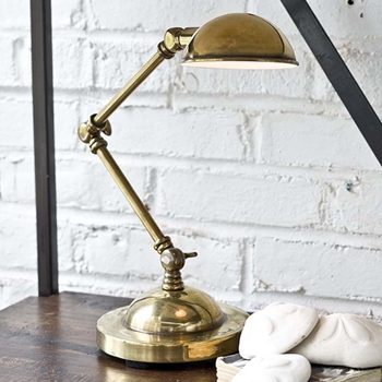 Task Brass Table Lamp