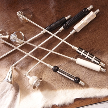 Bone Handle Silver Snuff