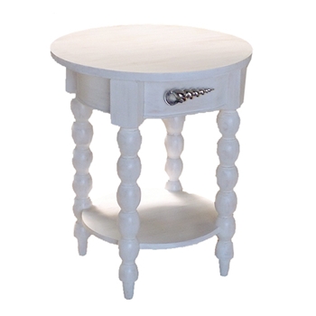 Dauphine White Side Table