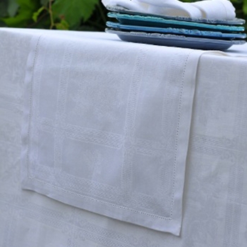 Natalie Table Linens - White