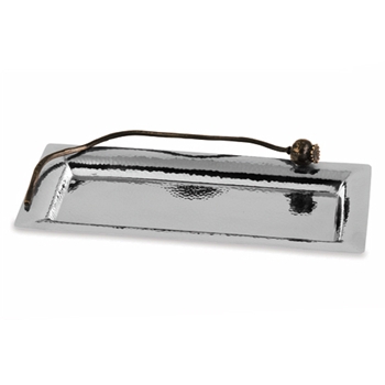 Poppy Nickel Tray