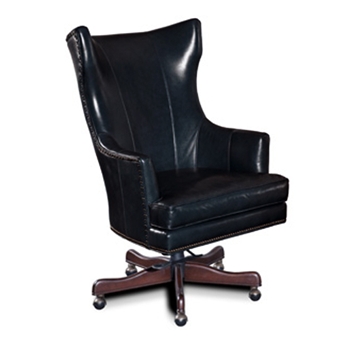 Castillo Black Leather Office Chair