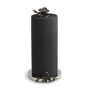 Black Orchid Nickel Napkin Holder