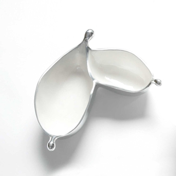 Oyster Pearl Bowl (2 Sections)