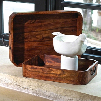Wood Natural Tray