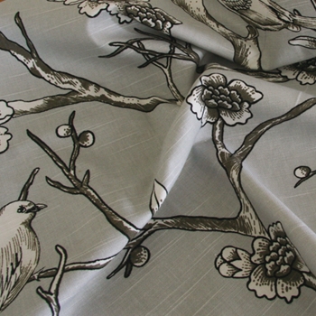 Silver Print Vintage Blossom