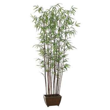 Bamboo Wall Black Tree 72in