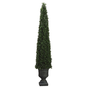 Boxwood Leaf Green Topiary w/ Urn (Indoor/Outdoor)