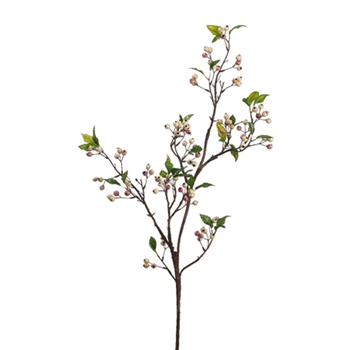 Pink Berry Cream/Green Branch 48in