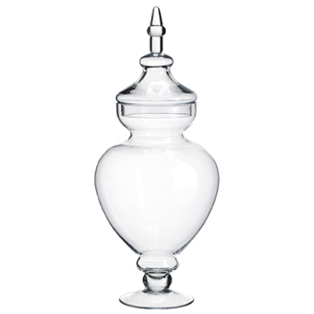 Heart Shaped Clear Apothacary