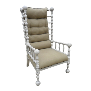 Bone Wing Back 32W x 32D x 55H