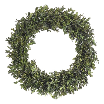 Boxwood Wreath (Preserved) 22in