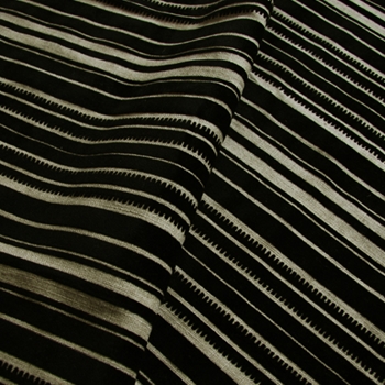 Black & Cream Wana Stripe