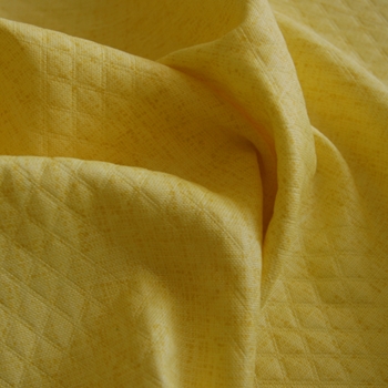 Lemon Sunbrella Baja Linen Embroidered