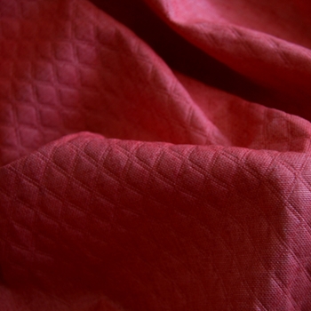 Coral Sunbrella Baja Linen Embroidered