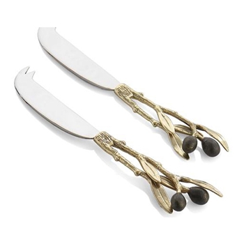 Olive Cheese Knife/Set of 2