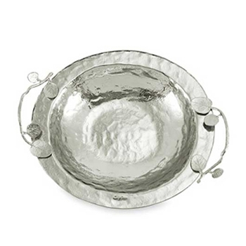 Botanical Leaf Bowl 15in