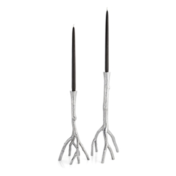 Enchanted Forest Candle Holder/Set of 2