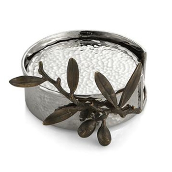 Olive Black Coasters/Set of 6