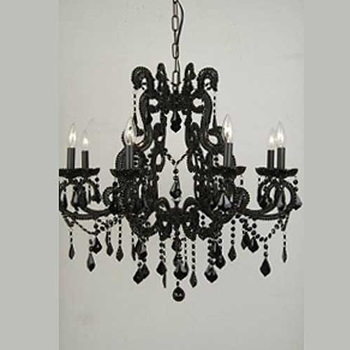 Black Crystal Chandelier