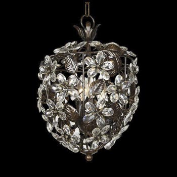 Chocolate Crystal Chandelier