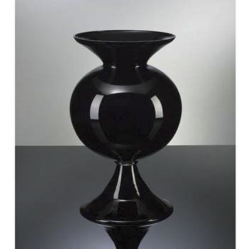 Footed Bulb Vase