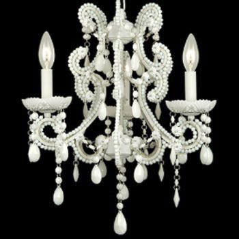 Crystal White Chandelier