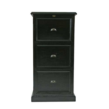 Lauren Ebony File Cabinet