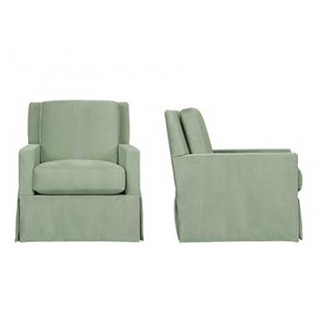 Hastings Smoke Swivel Arm Chair