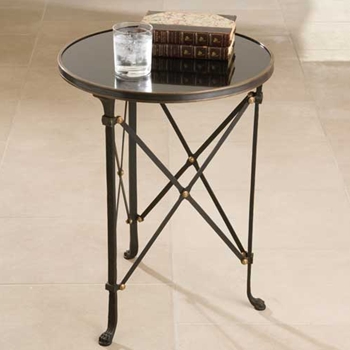 Black Directoire Side Table