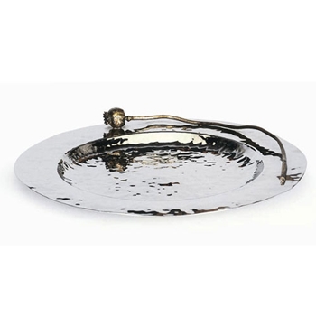 Bronze Poppy Stainless Steel Platter