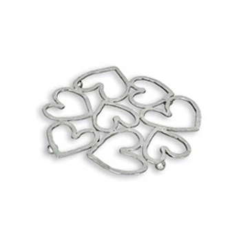 Heart Nickel Trivet