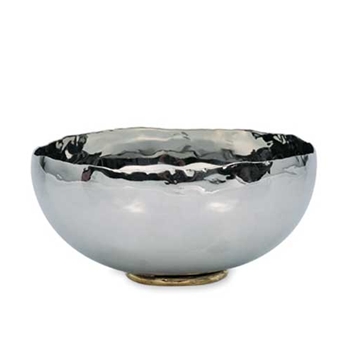 Luna Stainless Steel Ringed Bowl (Small)