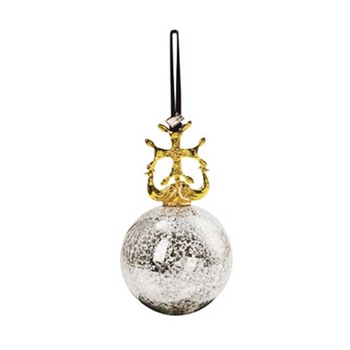 Holiday Ornament Peacock Cross