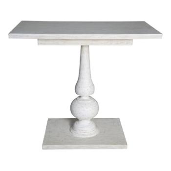 Rectangle White Wash Side Table