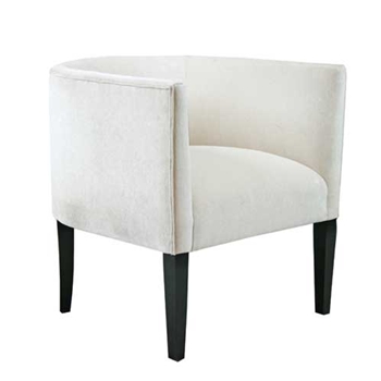 Prentiss Chenille Ivory Arm Chair