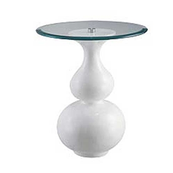 Merengue White Side Table
