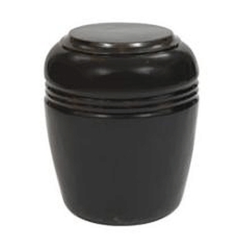 Amarena Drum Black Side Table