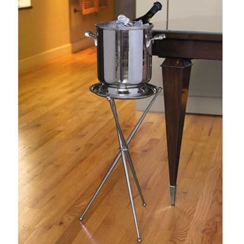 Steward Nickel Side Table