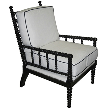 Abacus Black Lounge Chair