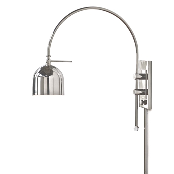 Arc Nickel Wall Lamp