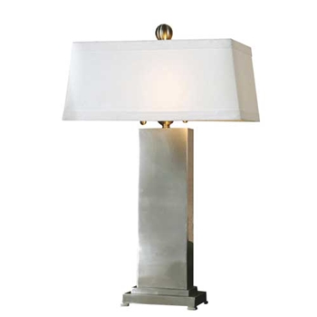 Contempo Nickel Table Lamp