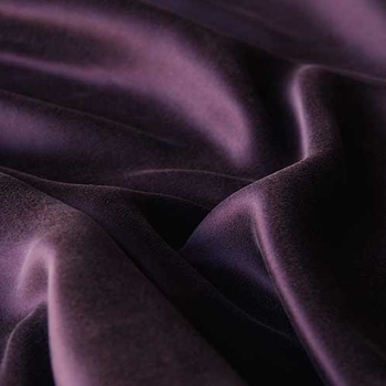Aubergine Silk Charmeus Sueded