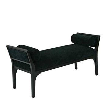 Josephine Grille Black & White Bench