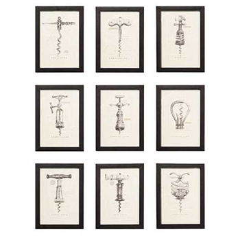 Vintage Corkscrew Print